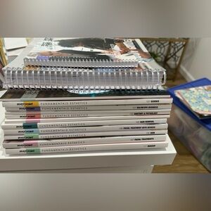 Pivot point esthetics book set& study guide& practice tests